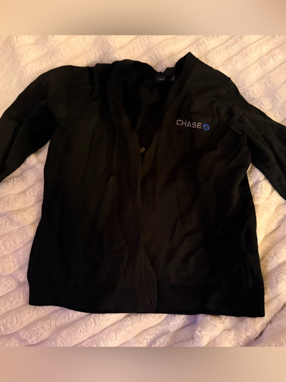 Chase Bank 3/4 Sleeve Length Cardigan